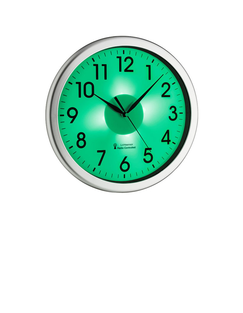 ☀Quartz Funk-Wanduhr mit Beleuchtung von TFA 60.3519.02