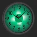 TFA Corona Light Funk Wanduhr mit Beleuchtung silbergrau