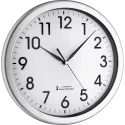 TFA Corona Light Funk Wanduhr mit Beleuchtung silbergrau