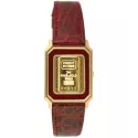 CATENA Lingot d'or Quartzuhr mit 1g Goldbarren rot