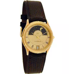 CATENA Lune Quartz Mondphasenuhr champagne