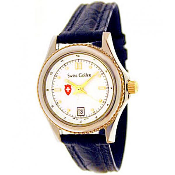SWISS GOLFER Venice L, Quartzuhr mit Lederband