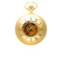 Skelett Taschenuhr Handaufzug Demisavonete gold