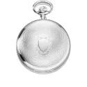 Klassik Taschenuhr Handaufzug Silber Numbers