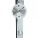 AMS Pendeluhr Quartz Wanduhr Design Schiefer-Alu
