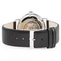 ZENO-WATCH BASEL Bauhaus Edelstahl Automatik Uhr silber