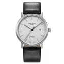 ZENO-WATCH BASEL Bauhaus Edelstahl Automatik Uhr silber
