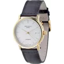 ZENO-WATCH BASEL Bauhaus vergoldete Automatik Uhr