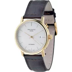 ZENO-WATCH BASEL Bauhaus vergoldete Automatik Uhr