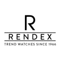 RENDEX Srews Chrono Quartzuhr Keramikband schwarz