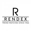 RENDEX Big Square Quartzuhr Edelstahl PVD schwarz