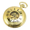 Skelett Taschenuhr Handaufzug Demisavonete gold