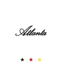 ATLANTA Date Display Funkwanduhr mit Kalender und Thermometer