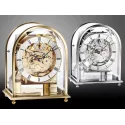 KIENINGER Arc Skelett mechanische Tischuhr mit 3 Melodien silber