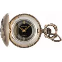 Vintage Anhängeuhr Quartz Hunde schwarz