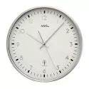 AMS Capitol 25 Funkwanduhr Alu klein