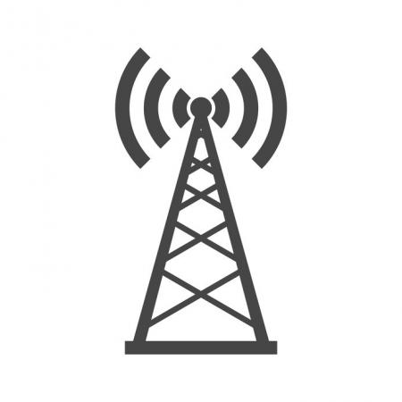 AMS Regulator Funkwanduhr mit Pendel schwarz