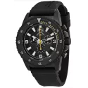 ZENO-WATCH BASEL PD Look Chronograph Quartz Edelstahl schwarz/gelb