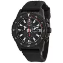 ZENO-WATCH BASEL PD Look Chronograph Quartz Edelstahl schwarz/rot