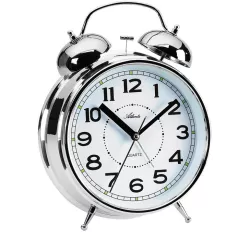 ATLANTA Glockenwecker Sweep Silent mit Licht 23cm