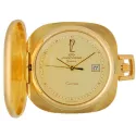 Design Taschenuhr Quartz Carr klein gold