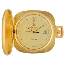 Design Taschenuhr Quartz Carr klein gold