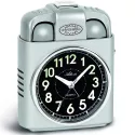 ATLANTA Glockenwecker Silent Q lauter Alarm Licht silber