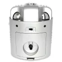 ATLANTA Glockenwecker Silent Q lauter Alarm Licht silber