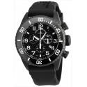 ZENO-WATCH BASEL Diver Ceramic Chrono Quartz Stahl schwarz