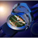 ZENO-WATCH BASEL Gladiator XL Quartzuhr Edelstahl grün