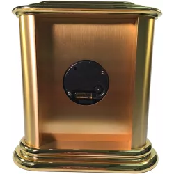 IMHOF Tischuhr Quartz Roma De Luxe vergoldet