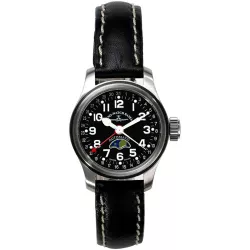 ZENO-WATCH BASEL Pilot Lady Automatik Fliegeruhr Mondphase