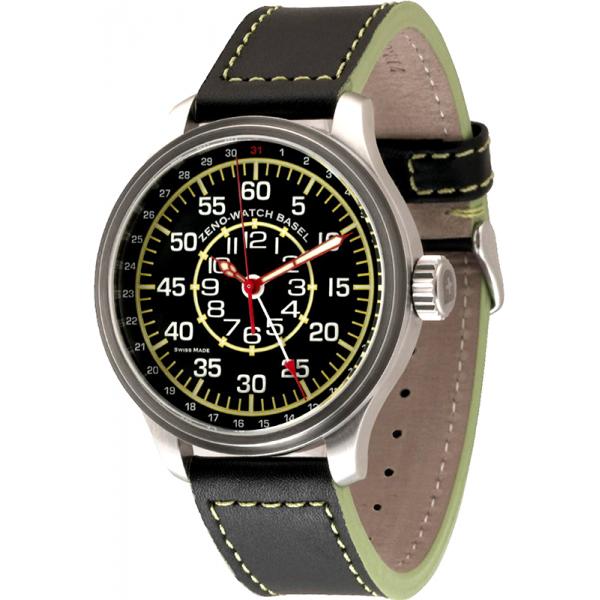 ZENO-WATCH BASEL, Pilot Oversized XL Observer Zeigerdatum