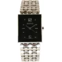 ZENO Royal Damenuhr Quartz Edelstahl schwarz