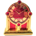 IMHOF Tischuhr Quartz Orient de luxe rot