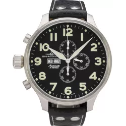 ZENO-WATCH BASEL Pilot Super Oversized XXL Automatik Chrono
