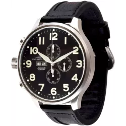 ZENO-WATCH BASEL Pilot Super Oversized XXL Automatik Chrono