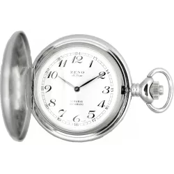 Klassik Taschenuhr Handaufzug Numbers chrom