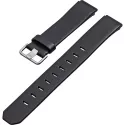 Uhrenband JACOB JENSEN Leder schwarz 19mm