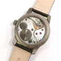 ZENO-WATCH BASEL Pilot Classic Titan 24 Stundenanzeige Handaufzug