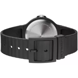M-WATCH Maxi 38 Schweizer Quartzuhr schwarz