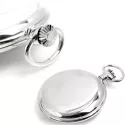 Klassik Taschenuhr Handaufzug chrom Römisch