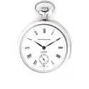 Klassik Taschenuhr Handaufzug chrom Römisch