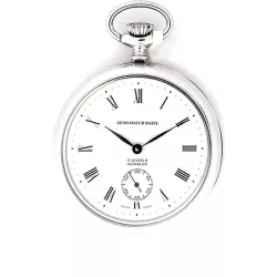 Klassik Taschenuhr Handaufzug chrom Römisch