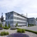 ZENO Bauhaus Quartzuhr Plane vergoldet