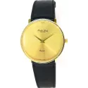 LOUIS LEUBA Golduhr Geneve Classic mit Lederband