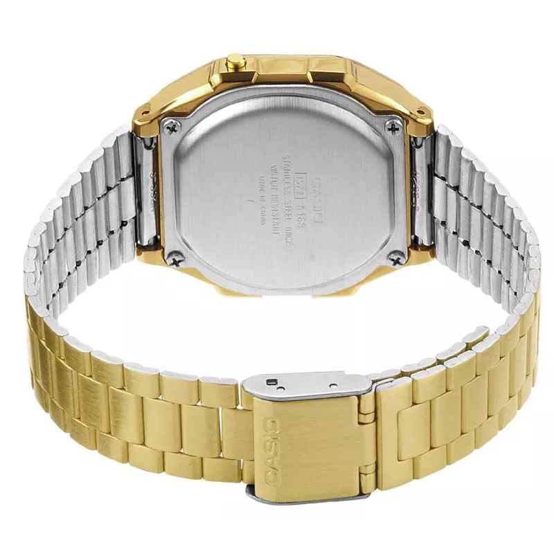 CASIO Vintage LCD Digitaluhr Iconic Illuminator gold