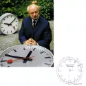 MONDAINE Classic 40 Bahnhofsuhr Pure - ohne Logo matt