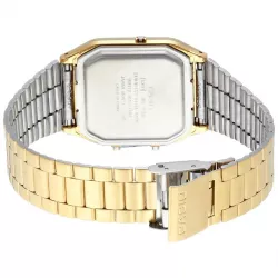 CASIO Digi-Analog Retro GMT Quartzuhr gold