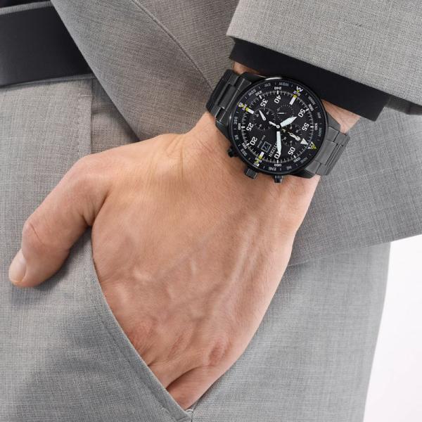 Citizen Solar Chronograph schwarz CA0695 84E